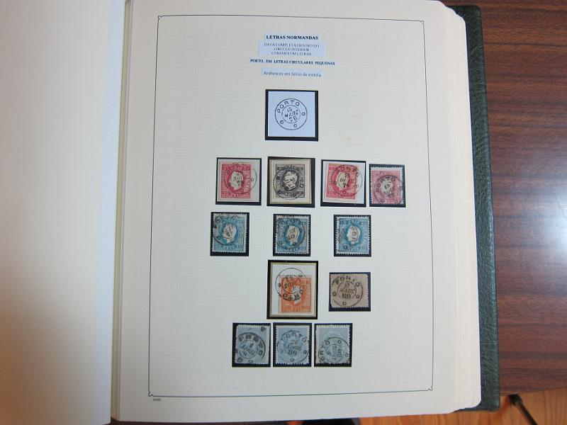 0014 (23).jpg -     Lote:    14      Marcofilia      Lotes Especiais       Descrição:      Portugal.   Colecção montada em dois álbuns com estudo especializado das marcas de duplo círculo e circulares do Porto, com selos de diversas emissões e cartas. Lote a ver.        Lote       Valor Base:     &euro; 1.500,00     Valor Venda:     &euro; 1.500,00     